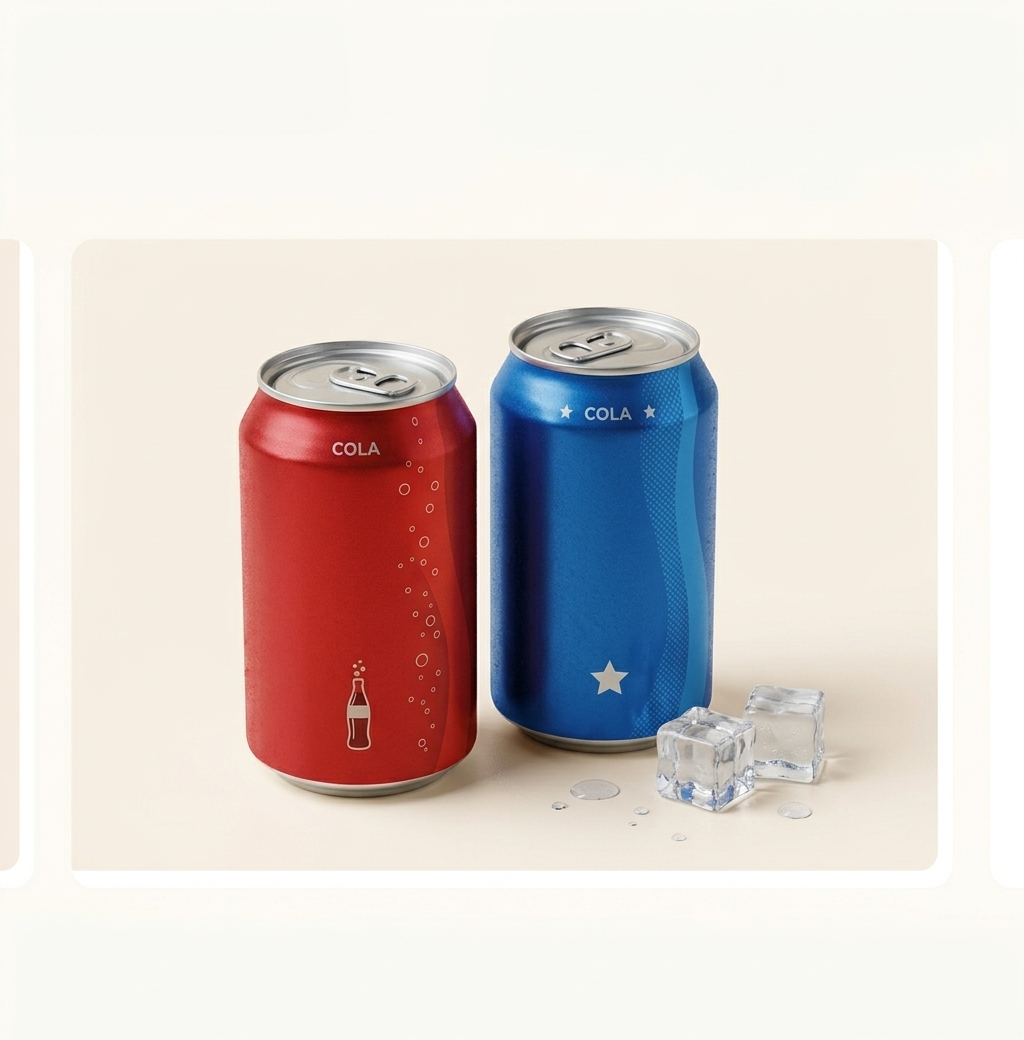 Illustrative cola selection