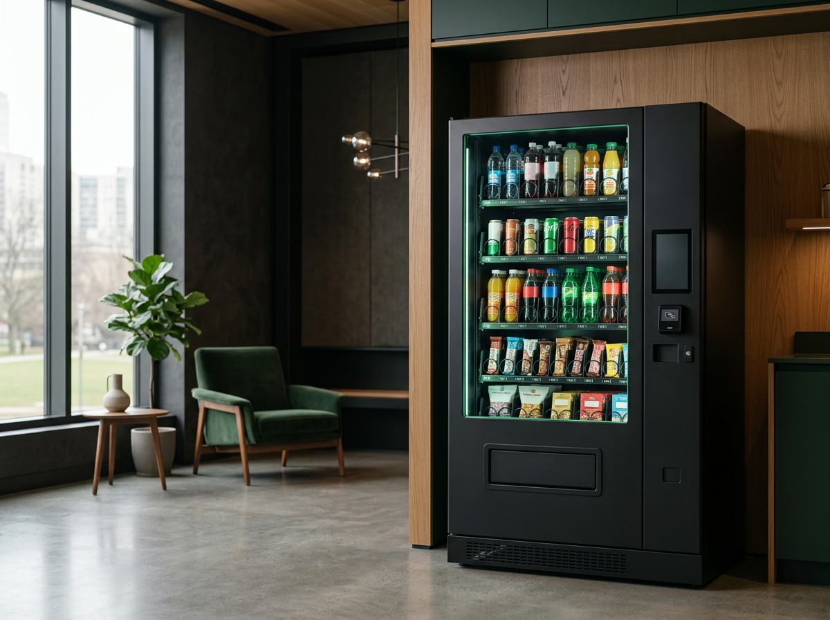 Warm timber, considered design, and refreshments within reach.