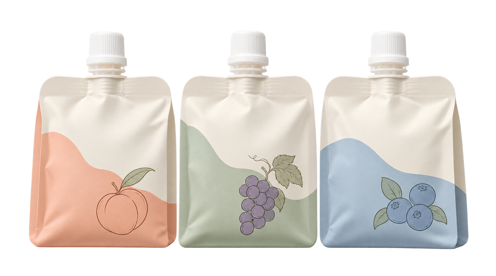 Illustrative fruit jelly selection